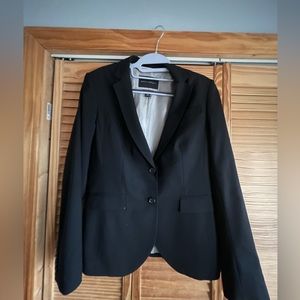 Banana Republic black 2 button suit coat
